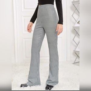 SHEIN Girls herringbone pattern pants